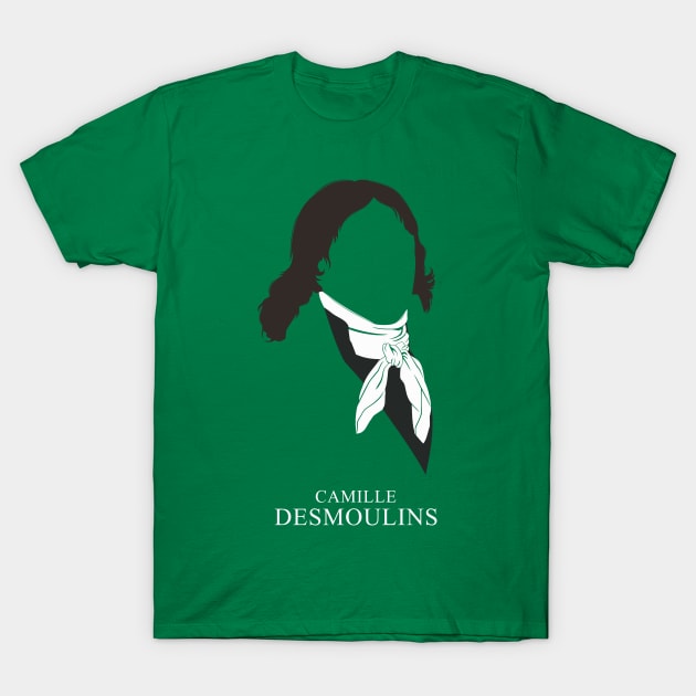 Camille Desmoulins - Minimalist Portrait T-Shirt by Wahyu Aji Sadewa